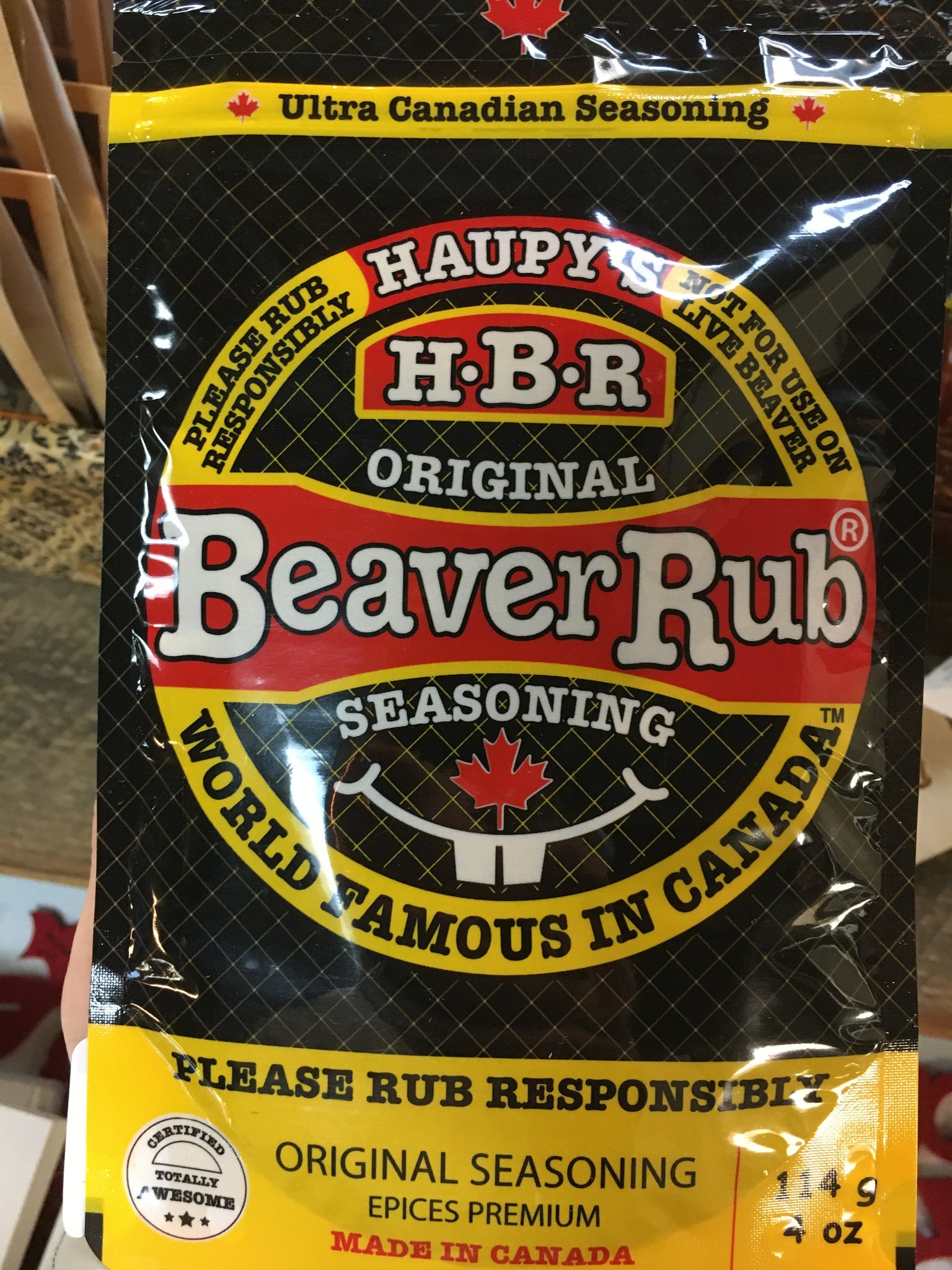 Haupy's Beaver Rub - Original  Barbecue Seasoning