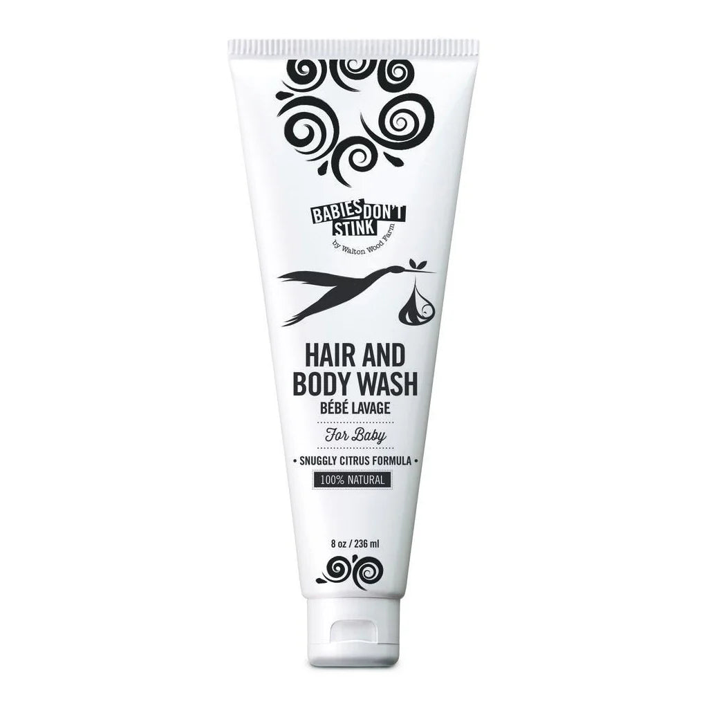 Babies Don't Stink Hair & Body Wash 8 oz