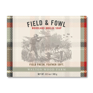 Field & Fowl Woodland Breeze Bar Soap 10.5 oz