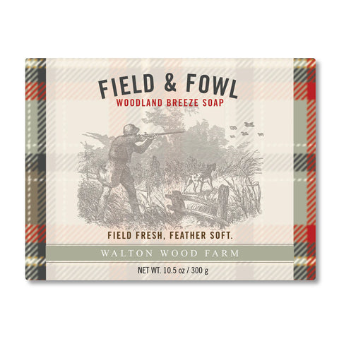 Field & Fowl Woodland Breeze Bar Soap 10.5 oz