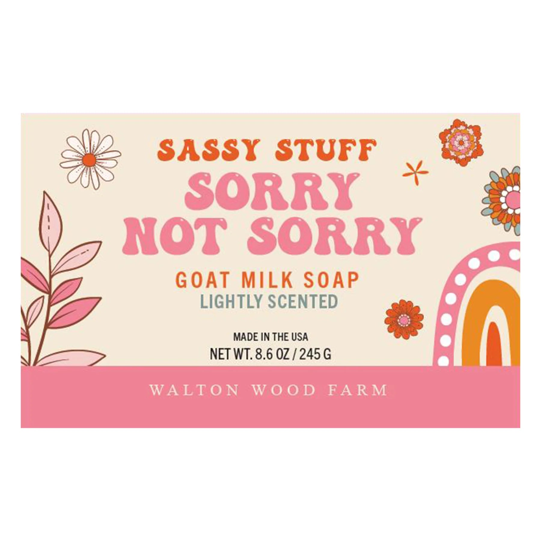 Sorry Not Sorry Goat Milk Bar Soap 8.6 oz