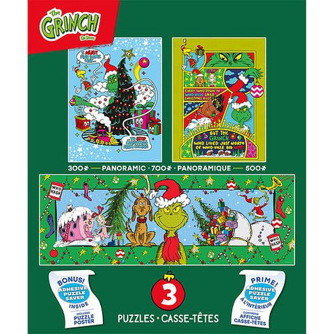 Grinch Christmas 3-in-1 Multipack Puzzles