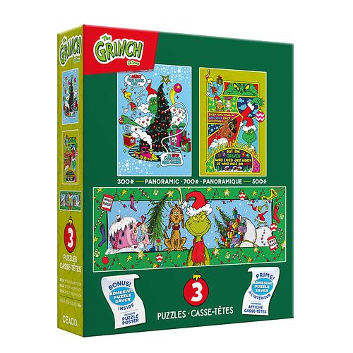 Grinch Christmas 3-in-1 Multipack Puzzles