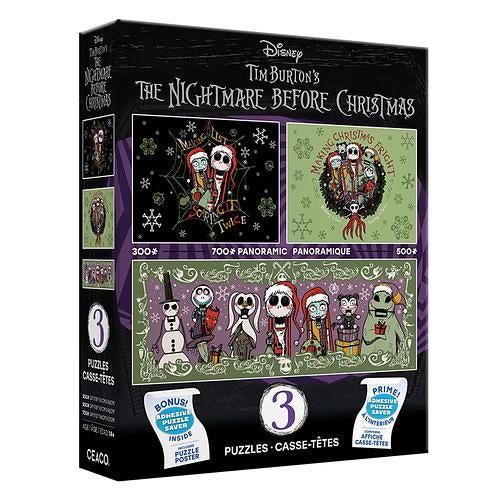 Nightmare Before Christmas 3-in-1 Multipack Puzzles
