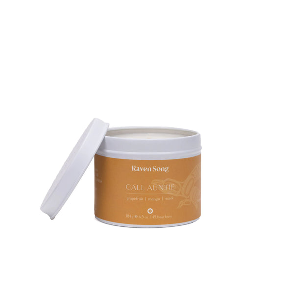 "Call Auntie" Grapefruit Mango Musk Candle