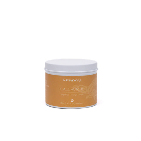 "Call Auntie" Grapefruit Mango Musk Candle