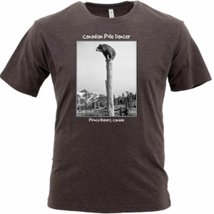 Canadian Pole Dancer T-Shirt Heather Russet
