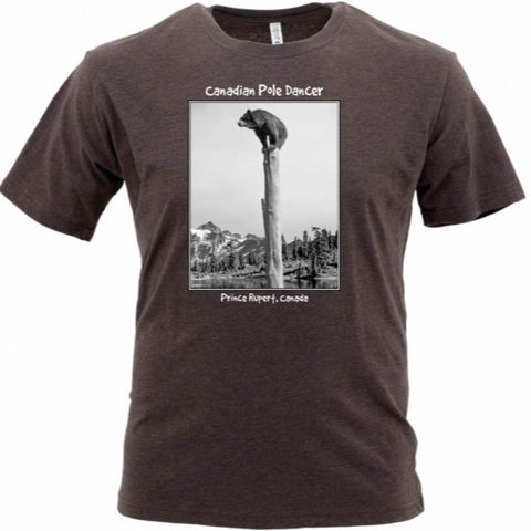 Canadian Pole Dancer T-Shirt Heather Russet