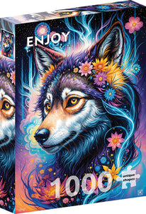 Magical Wolf Portrait Puzzle 1000 piece