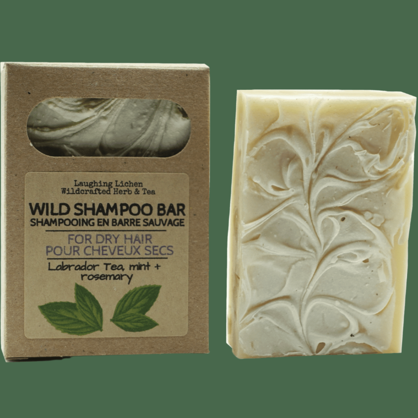 Laughing Lichen Botanical Shampoo Bar for Dry Hair
