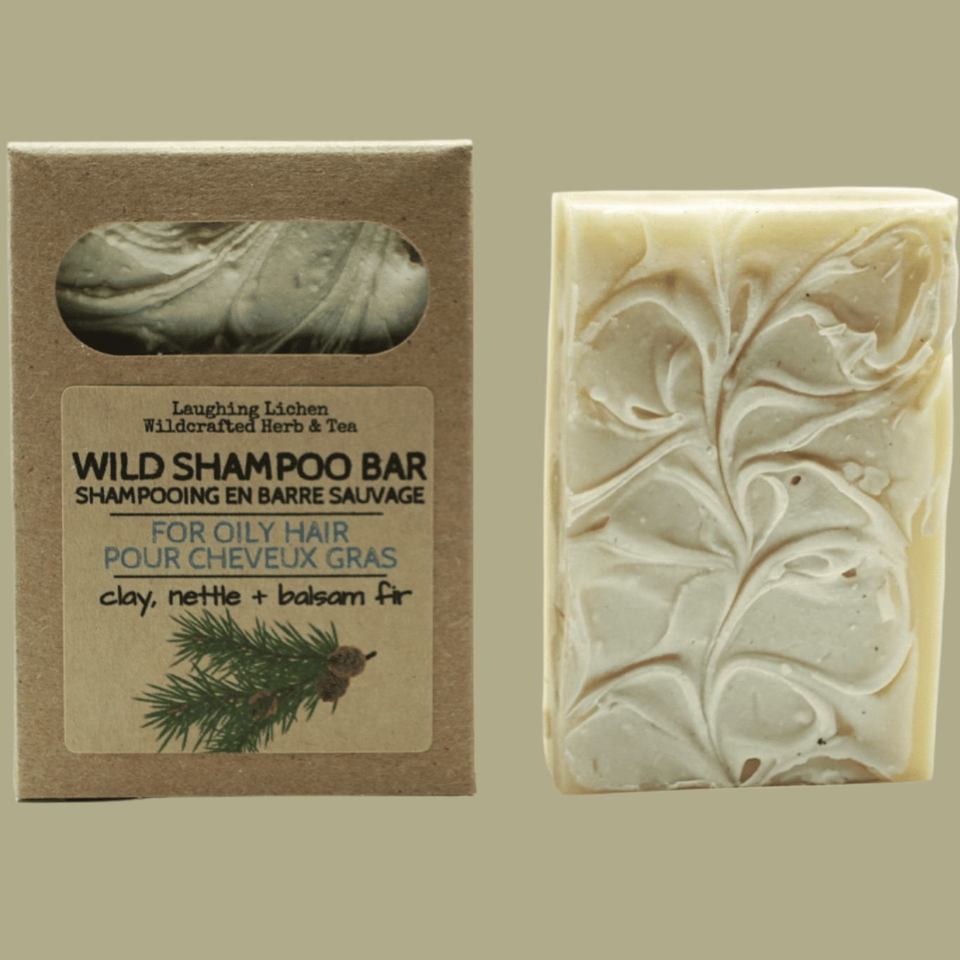 Laughing Lichen Botanical Shampoo Bar for Oily Hair