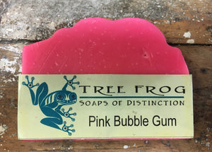 Tree Frog Soaps- PINK BUBBLE GUM