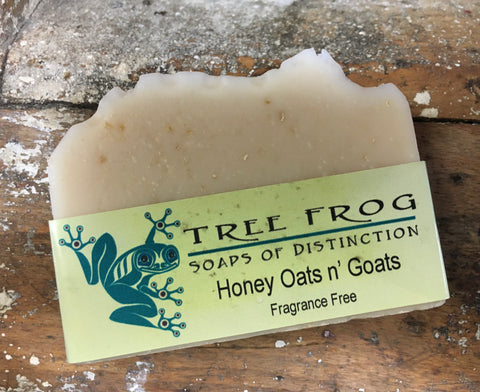 Tree Frog Soaps- Honey Oats n' Goats Soap Bar
