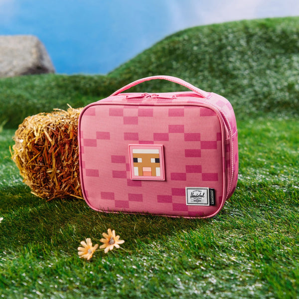 Minecraft Pop Quiz Kids Lunch Box - Pink Sheep