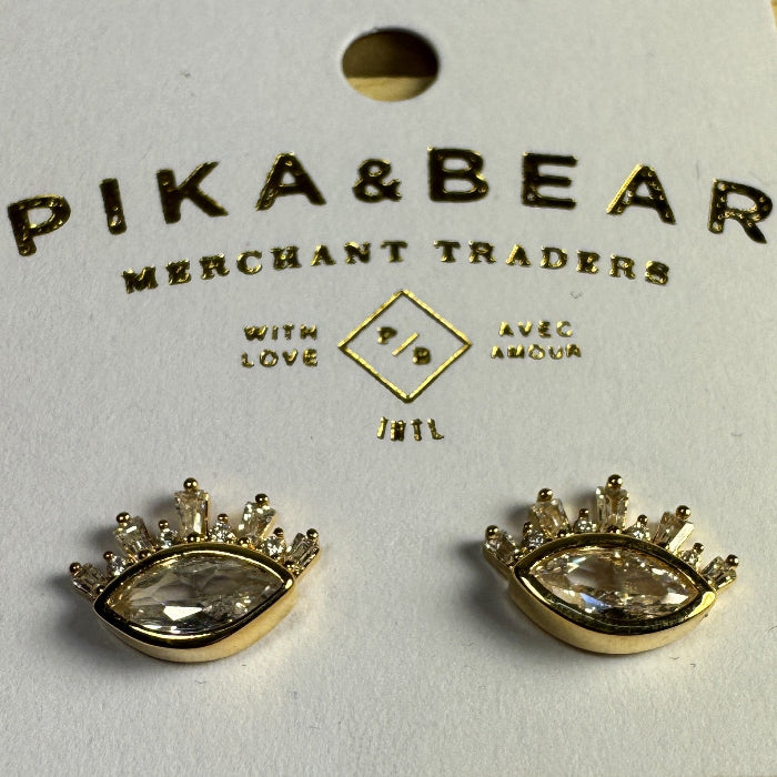Kynosis Eye Stud Baguettes - Gold