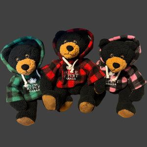 Curly Critter Black Bear 10 inch (Assorted Colours)
