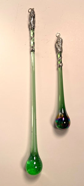 Glass Raindrop 8" Assorted