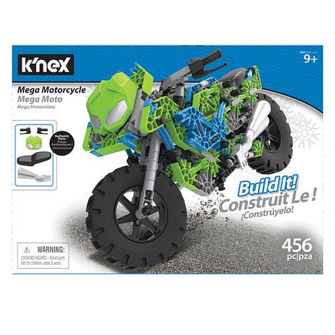 K'Nex Building Sets 456 Piece Mega Motorcycle
