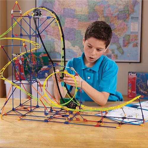 K'Nex STEM 546 Piece Roller Coaster Motorized