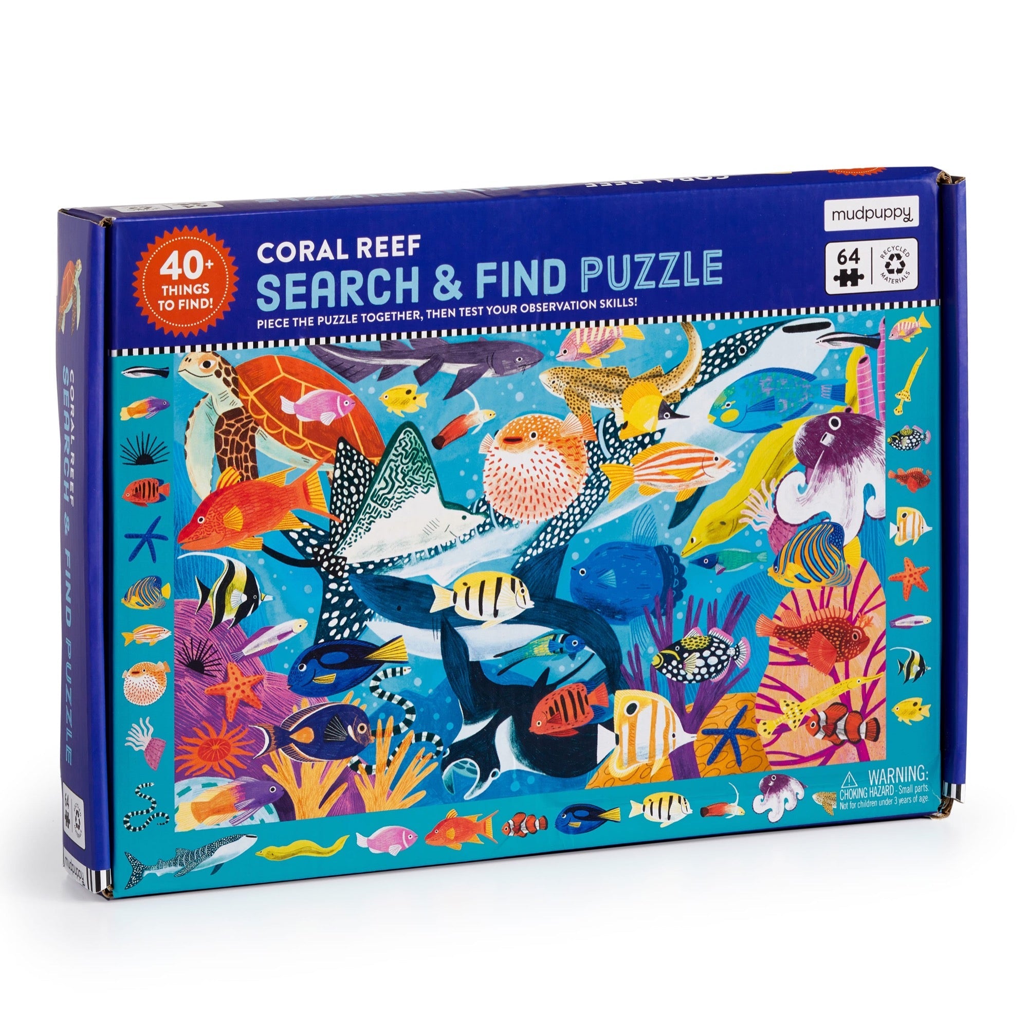 Coral Reef 64 Piece Search and Find Puzzle