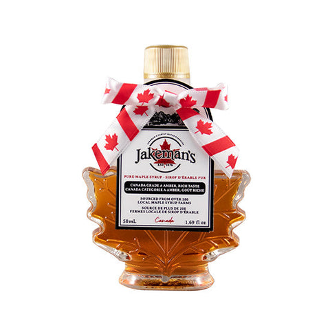 Jakeman's Pure Maple Syrup Glass Leaf 50 mL