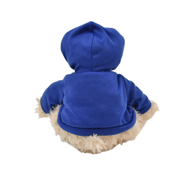 "Mokey" Bear with Salmon Hoodie by Bill Helin (11 inches)