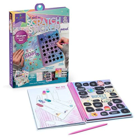 Craft Tastic Scratch & Sticker Journal