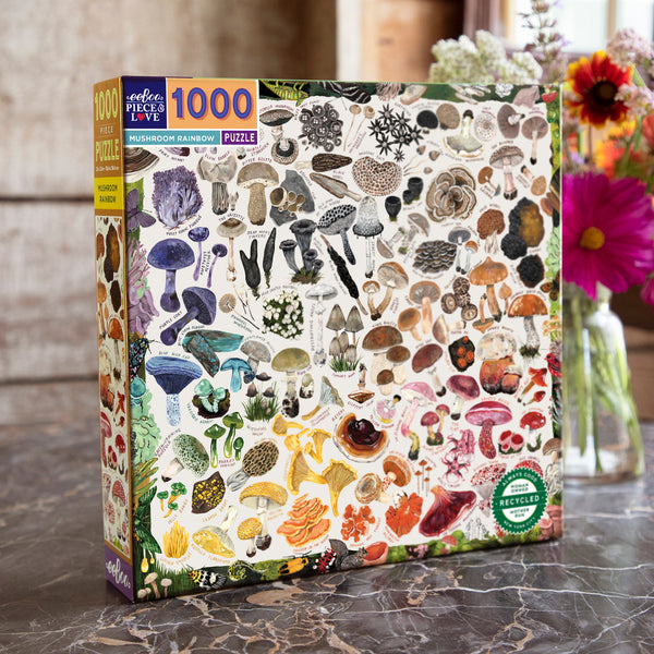 Mushroom Rainbow Puzzle 1000 Piece