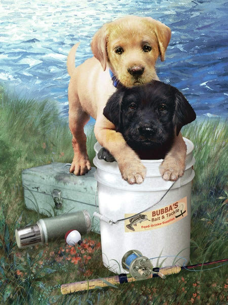 Paint By Numbers "Fishin' Buddies"