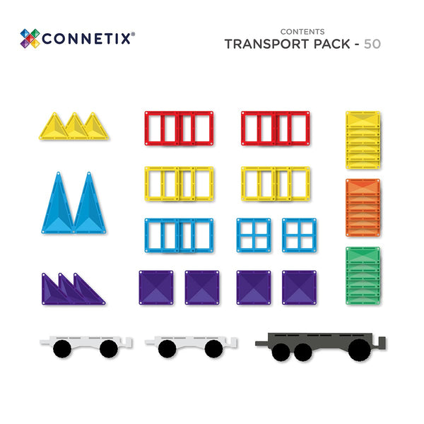 Rainbow Transport Pack 50 Piece