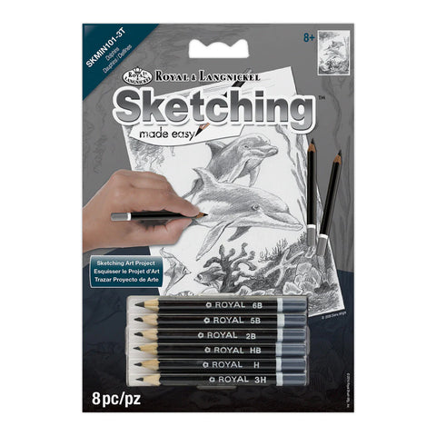 Sketching Made Easy (Dolphins)