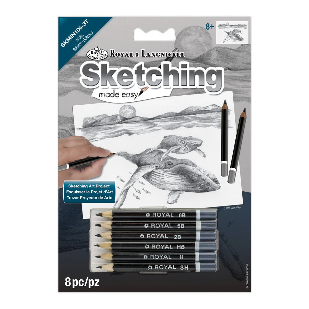 Sketching Made Easy (Whales)
