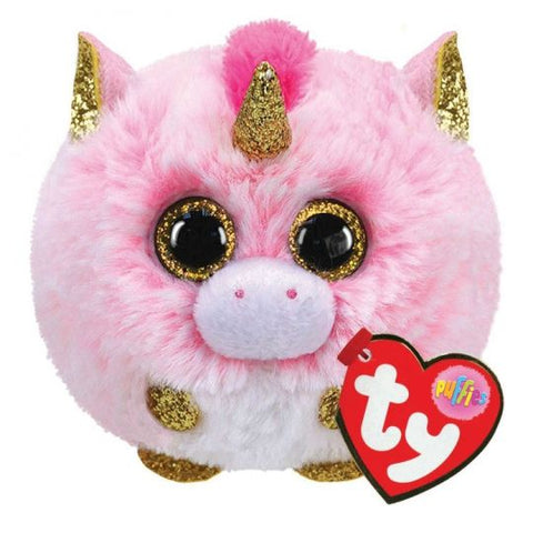Ty Puffies "Fantasia" Pink Unicorn