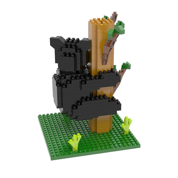 Mini Building Blocks - Black Bear Cub