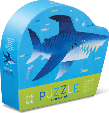 Mini Shark City Puzzle 12 Piece