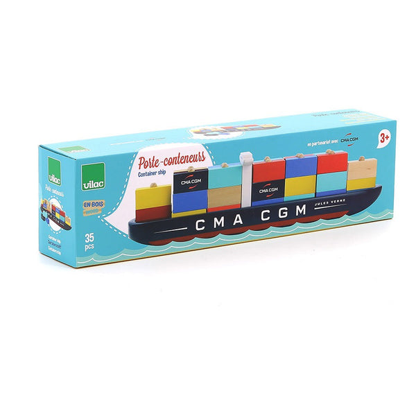 Wooden Container Ship