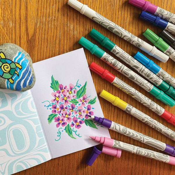 Acrylic Felt Markers - Formline by Paul Windsor