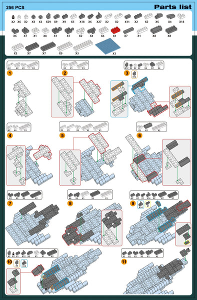 Mini Building Blocks - Great White Shark