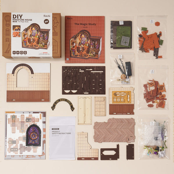 The Magic Study DIY Miniature House