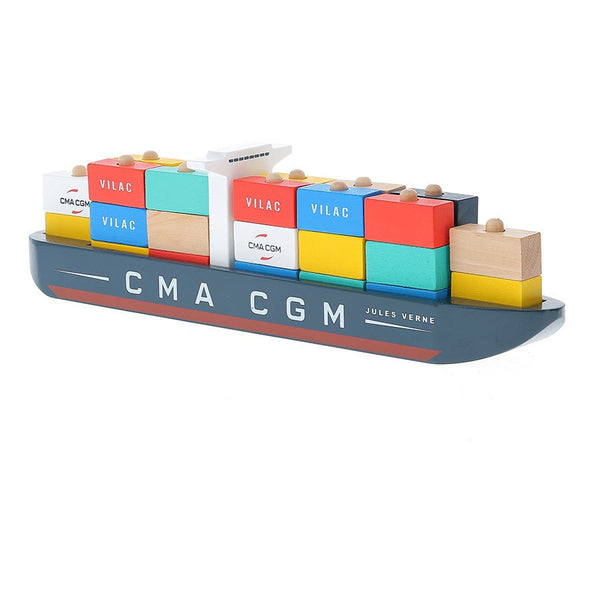 Wooden Container Ship