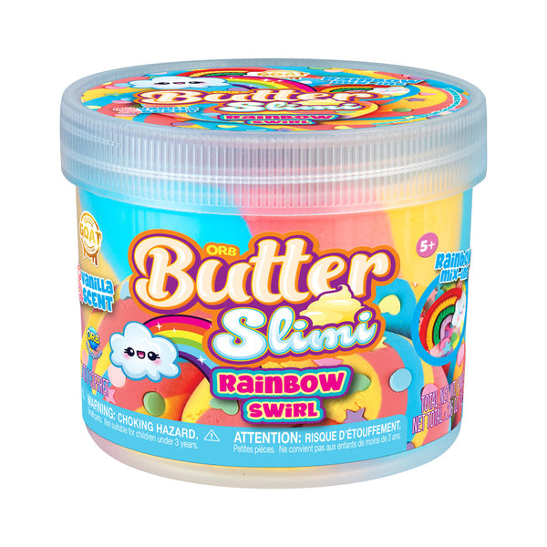 Rainbow Swirl Butter Slimi