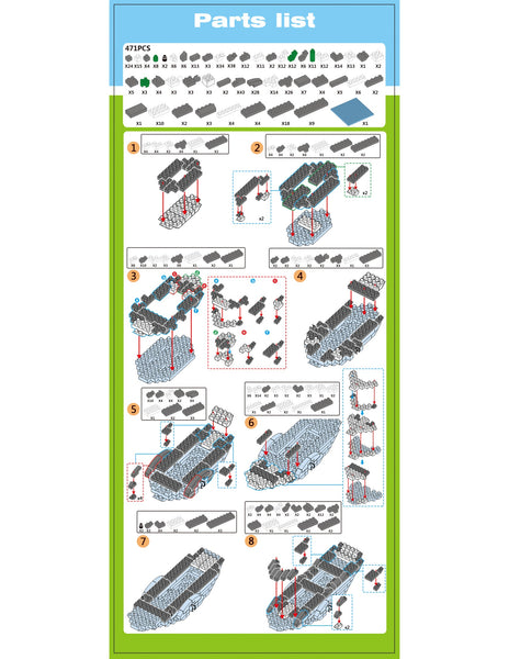 Mini Building Blocks - Humpback Whale
