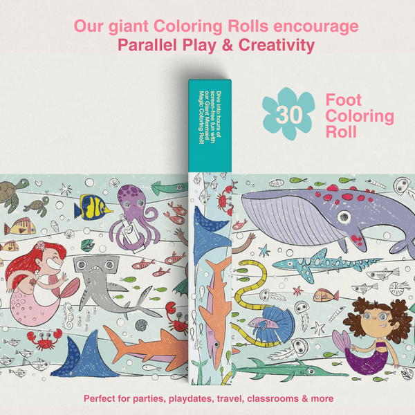 Mermaid Magic Colouring Roll