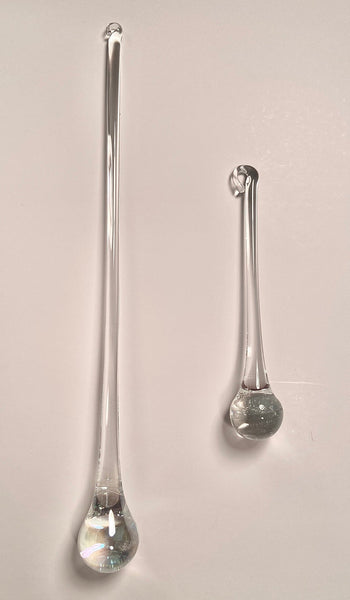 Glass Raindrop 8" Assorted