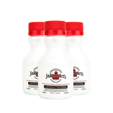 Jakeman's Maple Syrup Plastic Jug 100 mL 3-Pack