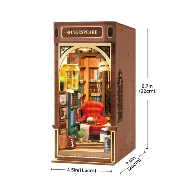 Shakespeare Bookstore Book Nook DIY Kit