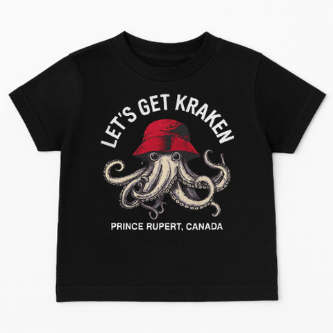 kids-kraken-t-shirt-black-seahorse-trading-company-prince-rupert