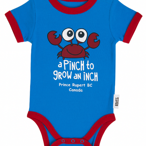 lazyone-infant-onezie-pinch-crab-prince-rupert