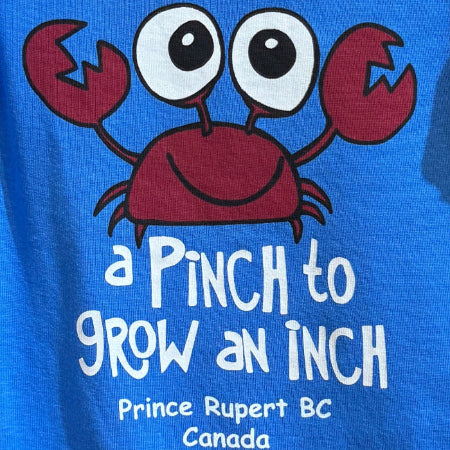 lazyone-infant-onezie-pinch-crab-prince-rupert-blue-seahorse-trading-company