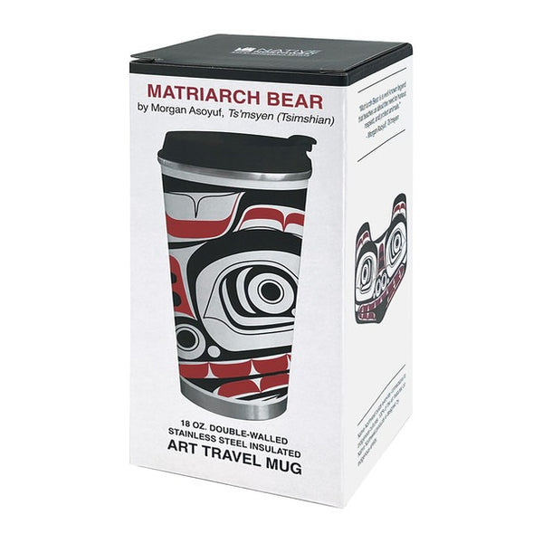 Art Travel Mug 18 oz - Matriarch Bear
